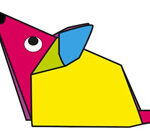 Animal Origami Coloring Book