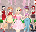 Anime Girls Dress Up Game