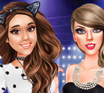 Ariana And Taylor At Music Awards