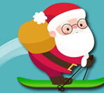 Avalanche Santa Ski Xmas