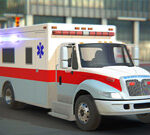 City Ambulance Car Driving