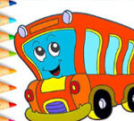 Coloring Book: Bus