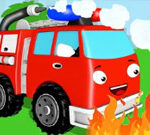 Coloring Book: Fire Truck