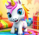 Coloring Book: Unicorn