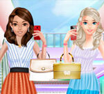 Fashion Girls Shopping For Summer