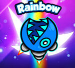 Geometry Neon Dash Rainbow