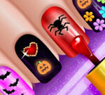 Glow Halloween Nails