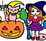 Halloween Coloring Book