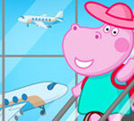 Hippo Family Airport Adventure