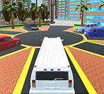 Luxury Limo Taxi Driver City Game