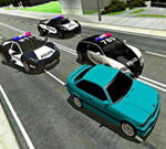 Mad Cop Police Car Race: Police Car VS Gangster Escape