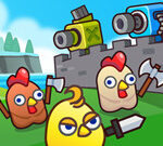 Merge Cannon: Chicken Defense