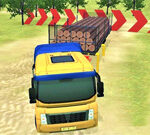 Modern Offroad Uphill Truck Driving