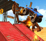 Monster Truck Impossible Track Plane Simulator