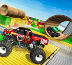 Monster Truck Stunts Sky Driving