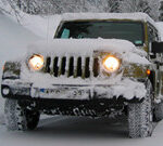 Offroad Snow Jeep Passenger Mountain Uphill Driving