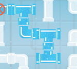 Pipes Flood Puzzle