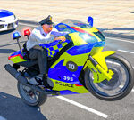 Police Bike Stunt Race Game