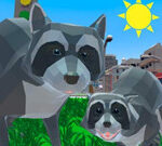 Raccoon Adventure: City Simulator 3D