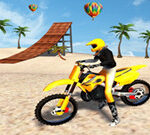 Racing Moto: Beach Jumping Simulator