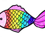 Rainbow Fish Coloring