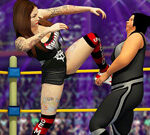 Real Women Wrestling Ring Fighting