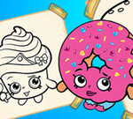 Shopkins Coloring Book