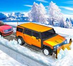 Snow Plow Jeep Simulator 3D