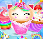 Unicorn Mermaid Cupcake Cooking Design