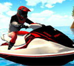 Water Slide Jet Boat Race 3D