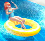 Water Slide Rush Racing Game