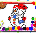 Winter Coloring Book