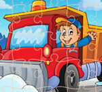 Winter Truck Jigsaw