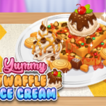 Yummy Waffle Ice Cream